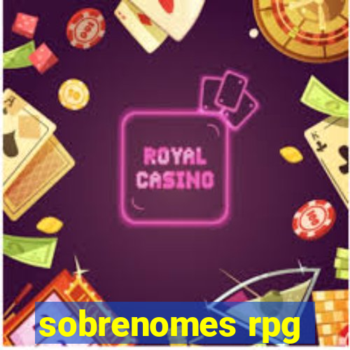 sobrenomes rpg